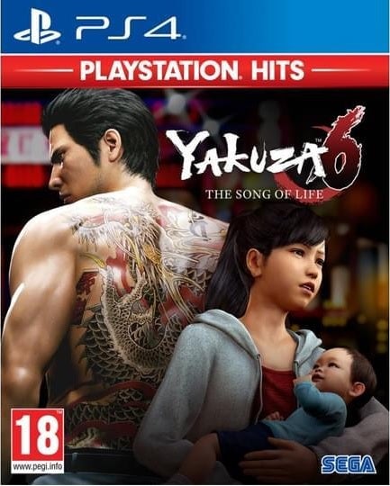 Sega Yakuza 6 The Song Of Life PlayStation Hits PS4 Playstation 4 Game